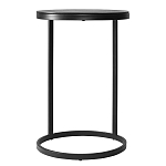 Кофейный столик круглый чёрный Compact Loft варинант исполнения - 1 | Loft Concept в Саратове