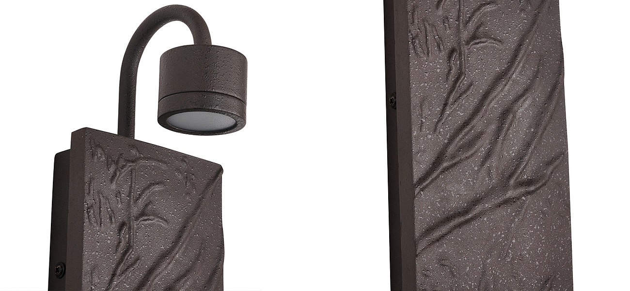 Бра с фактурой дерева Bark Black Бра с фактурой дерева Bark Black - Loft-Concept в Саратове