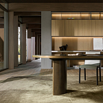 Дизайнерский рабочий стол из металла BLEVIO Table варинант исполнения - 6 | Loft Concept в Саратове