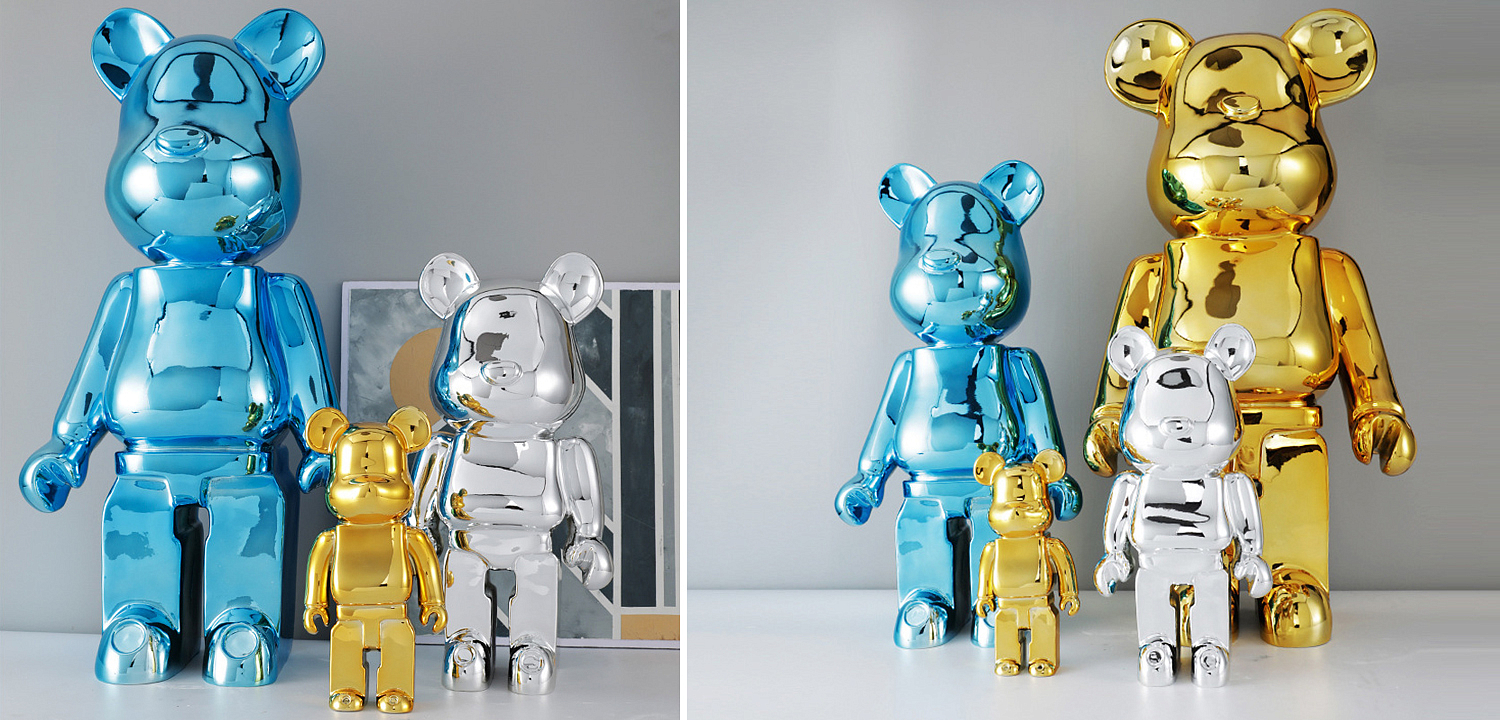 Статуэтка Bearbrick Silver Статуэтка Bearbrick Silver - Loft-Concept в Саратове
