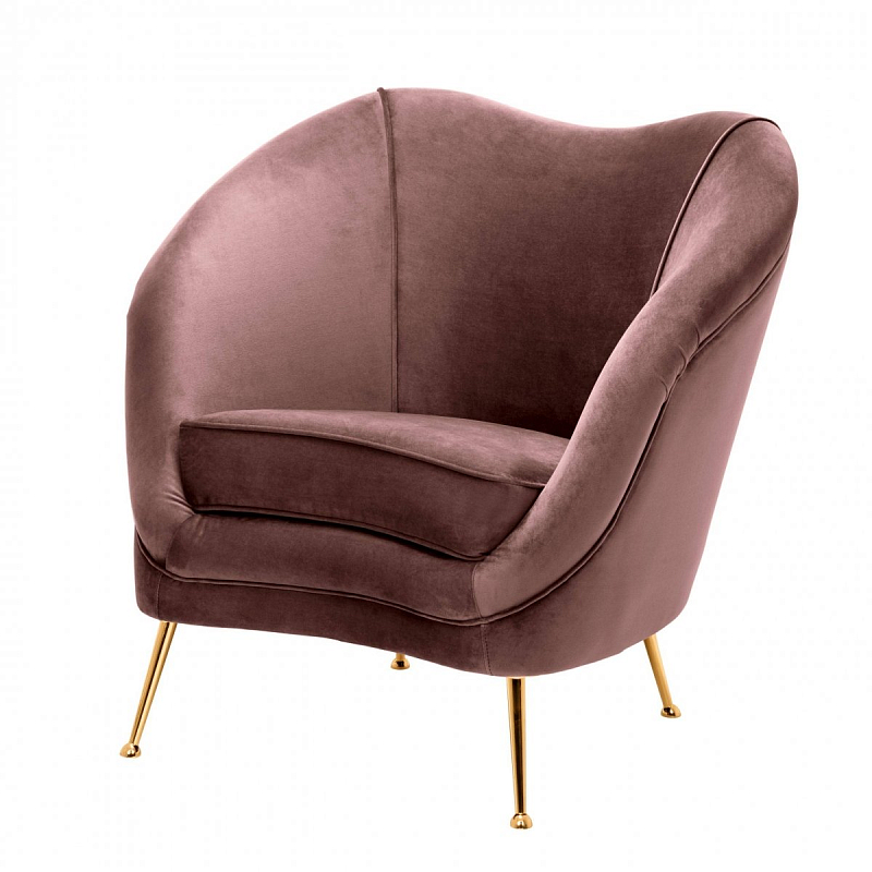 Кресло Eichholtz Chair Cambiano Rose Дымчатая Роза Латунь Кресло Eichholtz Chair Cambiano Rose Дымчатая Роза Латунь в Саратове | Loft Concept