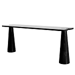 Консоль чёрная на 2-х конусообразных ножках Eros варинант исполнения - 4 | Loft Concept в Саратове