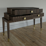 Премиальная Консоль с тремя ящиками Elsa Dreams Walnut варинант исполнения - 2 | Loft Concept в Саратове