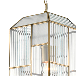 Подвесной светильник с рельефным стеклом Embossed Glass варинант исполнения - 1 | Loft Concept в Саратове