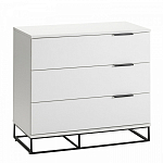 Комод белый с 3-мя ящиками Strict Lines  варинант исполнения - 1 | Loft Concept в Саратове