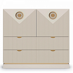 Комод с фактурным фасадом Satin Furniture варинант исполнения - 2 | Loft Concept в Саратове