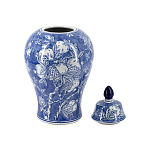 Ваза с крышкой в китайском стиле Гранатовое дерево Blooming Pomegranate варинант исполнения - 4 | Loft Concept в Саратове