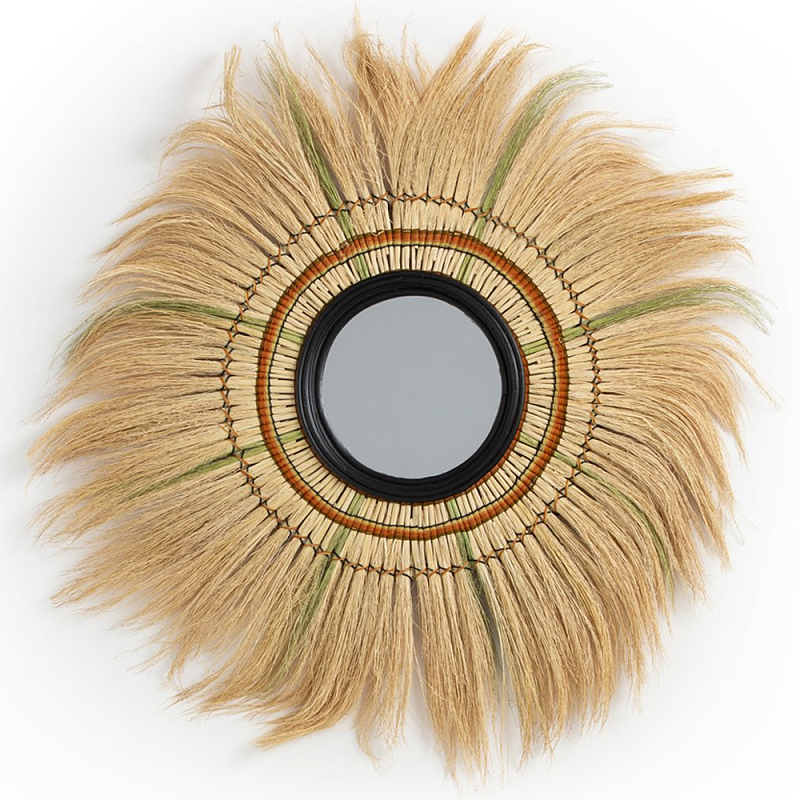 Зеркало с бахромой WICKER MIRROR 100 Бежевый Зеркало с бахромой WICKER MIRROR 100 Бежевый в Саратове | Loft Concept