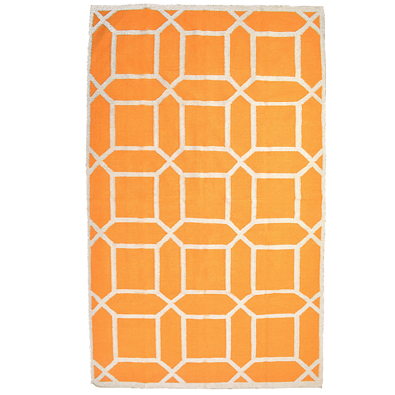 Ковер Ornament Orange Pattern Оранжевый Ковер Ornament Orange Pattern Оранжевый в Саратове | Loft Concept