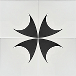 Дизайнерская плитка с узором Комета варинант исполнения - 1 | Loft Concept в Саратове