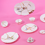 Кофейная пара Seletti Kintsugi 2 варинант исполнения - 3 | Loft Concept в Саратове