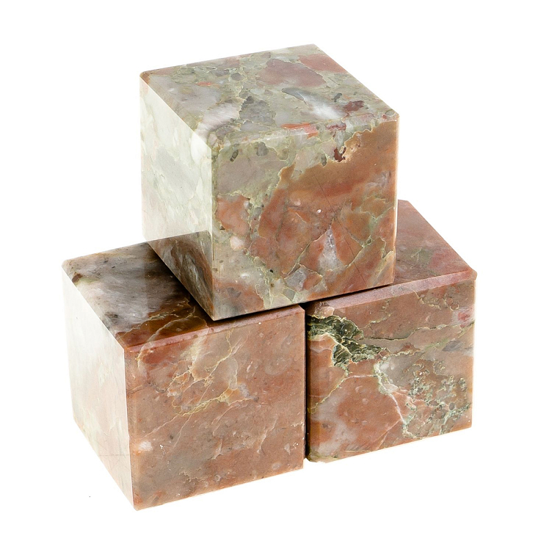 Камни для охлаждения виски из натурального камня креноид Natural Stone Cube Креноид в Саратове | Loft Concept 