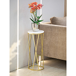 Столик дизайнерский Beige marble варинант исполнения - 6 | Loft Concept в Саратове