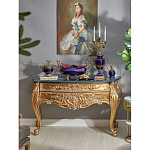 Чаша темно-синяя фарфоровая с бронзовыми ручками в виде ангелов Eden Garden варинант исполнения - 5 | Loft Concept в Саратове