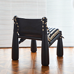 Кресло черно-белое со съемными подушками Celebrity варинант исполнения - 3 | Loft Concept в Саратове