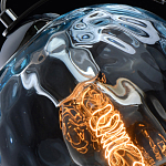 Подвесной светильник со стеклянном плафоном в форме бокала Kaleido варинант исполнения - 20 | Loft Concept в Саратове