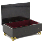 Шкатулка из натурального камня змеевик чёрного цвета Stone Casket варинант исполнения - 4 | Loft Concept в Саратове