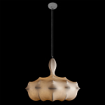 Подвесной светильник с белым фигурным абажуром и мягкими волнистыми краями Cloud Motion  варинант исполнения - 10 | Loft Concept в Саратове