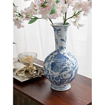 Ваза фарфоровая с синими цветочными мотивами Independence варинант исполнения - 4 | Loft Concept в Саратове