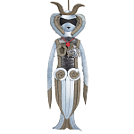 Кукла из джинсовой одежды и армейских палаток Rusalka Jeans&Tents варинант исполнения - 1 | Loft Concept в Саратове