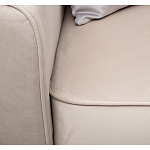 Диван двухместный раскладной светло-серый с кантом Pride варинант исполнения - 5 | Loft Concept в Саратове