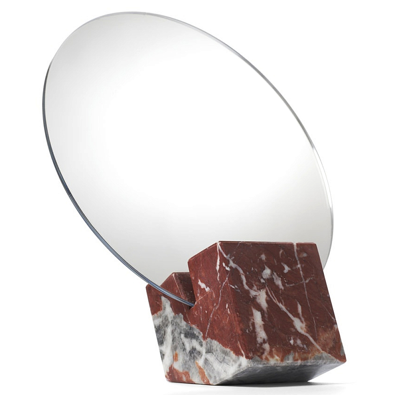 Настольное дизайнерское зеркало Poltronova Vanitas Rosso Franci Mirror and Photo Holder Красный Мрамор Rosso Зеркало Оранжевый Настольное дизайнерское зеркало Poltronova Vanitas Rosso Franci Mirror and Photo Holder Красный Мрамор Rosso Зеркало Оранжевый в Саратове | Loft Concept