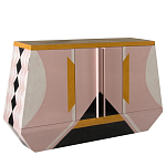 Дизайнерский комод с геометрическим рисунком Arredi варинант исполнения - 1 | Loft Concept в Саратове