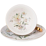 Чайная пара из фарфора 200 мл Grey Tea Porcelain Set варинант исполнения - 1 | Loft Concept в Саратове