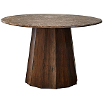 Круглый обеденный стол с мраморной столешницей Veras Marble Dining Table варинант исполнения - 1 | Loft Concept в Саратове