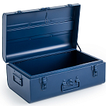 Металлический сундук Metal Dark Blue варинант исполнения - 3 | Loft Concept в Саратове