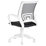 Офисное кресло с основанием из белого пластика Desk chairs Black варинант исполнения - 5 | Loft Concept в Саратове