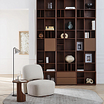 Приставной столик из массива дерева Walnut варинант исполнения - 7 | Loft Concept в Саратове