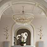 Бра с каркасом в виде веток усыпанных кристаллами Branches with Crystals варинант исполнения - 4 | Loft Concept в Саратове