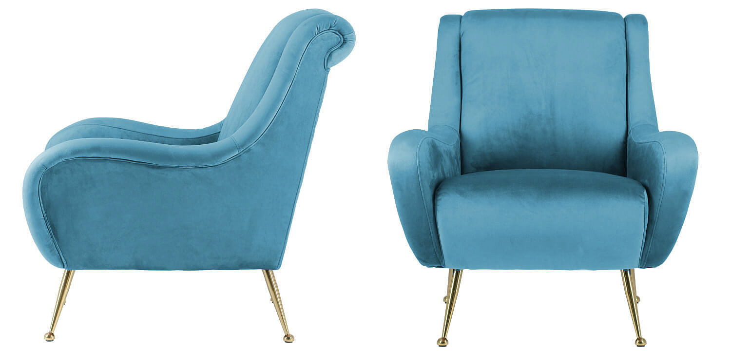 Кресло Chair Giardino light blue Кресло Chair Giardino light blue - Loft-Concept в Саратове