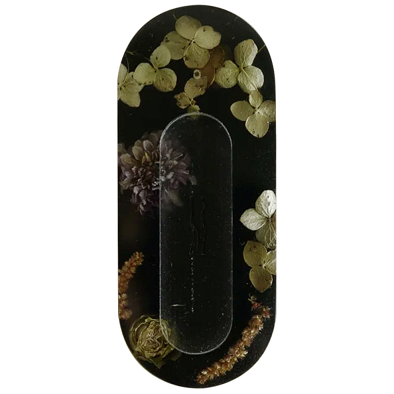 Подставка под благовония из эпоксидной смолы с цветами черная Epoxy Resin Flowers Incense Oval Stand Black Черный Подставка под благовония из эпоксидной смолы с цветами черная Epoxy Resin Flowers Incense Oval Stand Black Черный в Саратове | Loft Concept