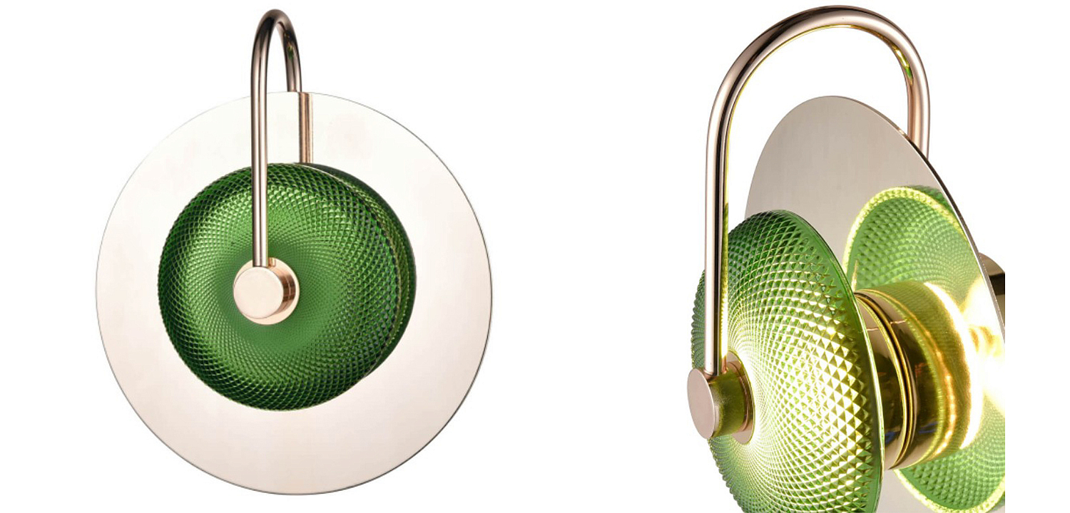 Бра Green Disk One Mirrored Бра Green Disk One Mirrored - Loft-Concept в Саратове