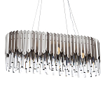 Большая многоярусная люстра Iroh Future Хром варинант исполнения - 1 | Loft Concept в Саратове