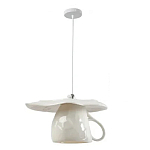 Подвесные светильники в виде белой посуды Flower Reversal варинант исполнения - 10 | Loft Concept в Саратове