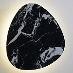 Бра треугольной формы из искусственного мрамора черного цвета Длина 47 см Ginger & Jagger варинант исполнения - 2 | Loft Concept в Саратове