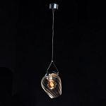 Подвесной светильник со стеклянном плафоном в форме бокала Kaleido варинант исполнения - 3 | Loft Concept в Саратове