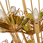 Люстра золотого цвета в форме цветка Hanging Flowers варинант исполнения - 1 | Loft Concept в Саратове