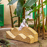 Дизайнерский модульный диван волнистой формы с цветным принтом Poltronova Superonda Sofa варинант исполнения - 22 | Loft Concept в Саратове