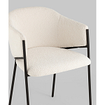 Стул Brace букле белый варинант исполнения - 2 | Loft Concept в Саратове