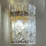 Бра с вертикальными рельефными стеклянными вставками Textured Glass варинант исполнения - 2 | Loft Concept в Саратове