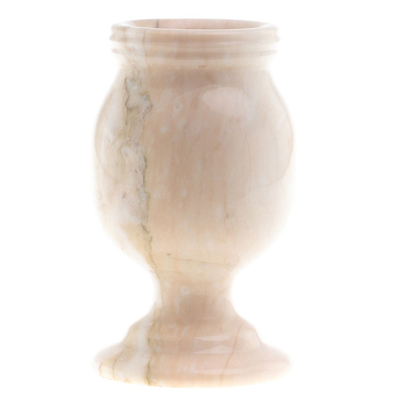 Ваза для цветов из натурального мрамора  Marble Vase 2 Бежевый в Саратове | Loft Concept 