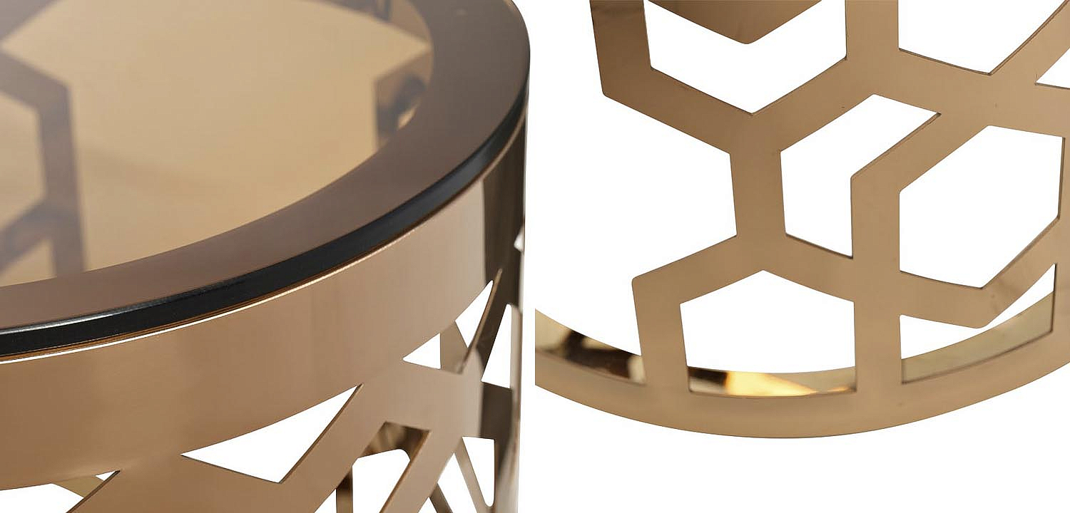 Подставка Yen Geometry pink gold cylinder 70 Подставка Yen Geometry pink gold cylinder 70 - Loft-Concept в Саратове