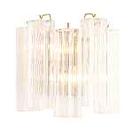 Бра с вертикальными стеклянными подвесками Hexagon Tube Light варинант исполнения - 3 | Loft Concept в Саратове