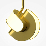 Подвесной светильник в цвете Латунь Levix варинант исполнения - 3 | Loft Concept в Саратове