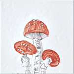 Плитка с узором Мухомор варинант исполнения - 2 | Loft Concept в Саратове