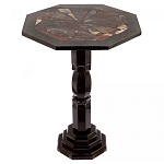 Кофейный стол из натуральных камней Змеевик и Яшма Natural Stone Tables варинант исполнения - 9 | Loft Concept в Саратове